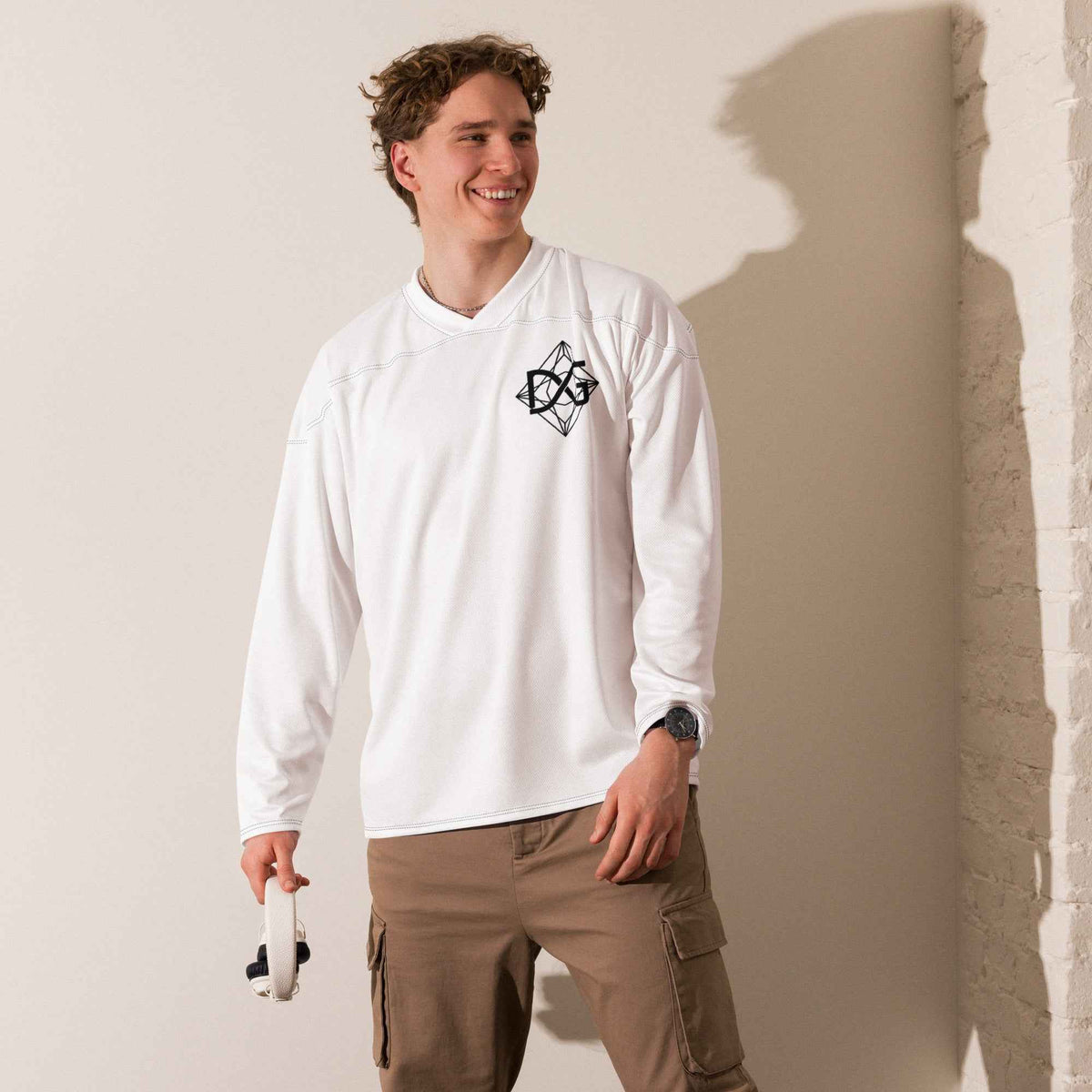 Recycled hockey fan jersey