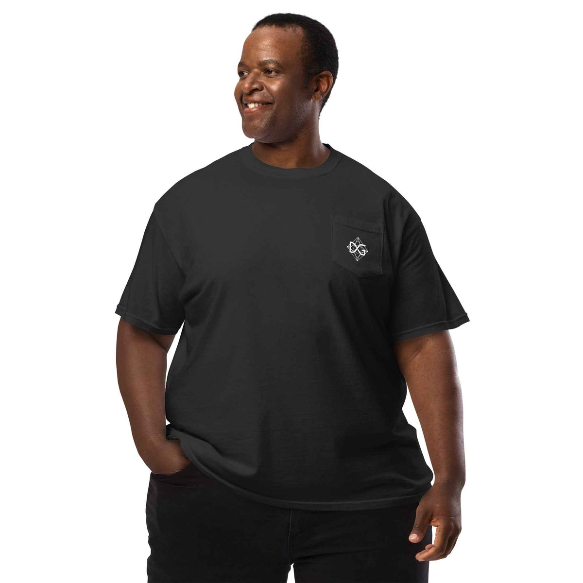 Garment-dyed pocket t-shirt