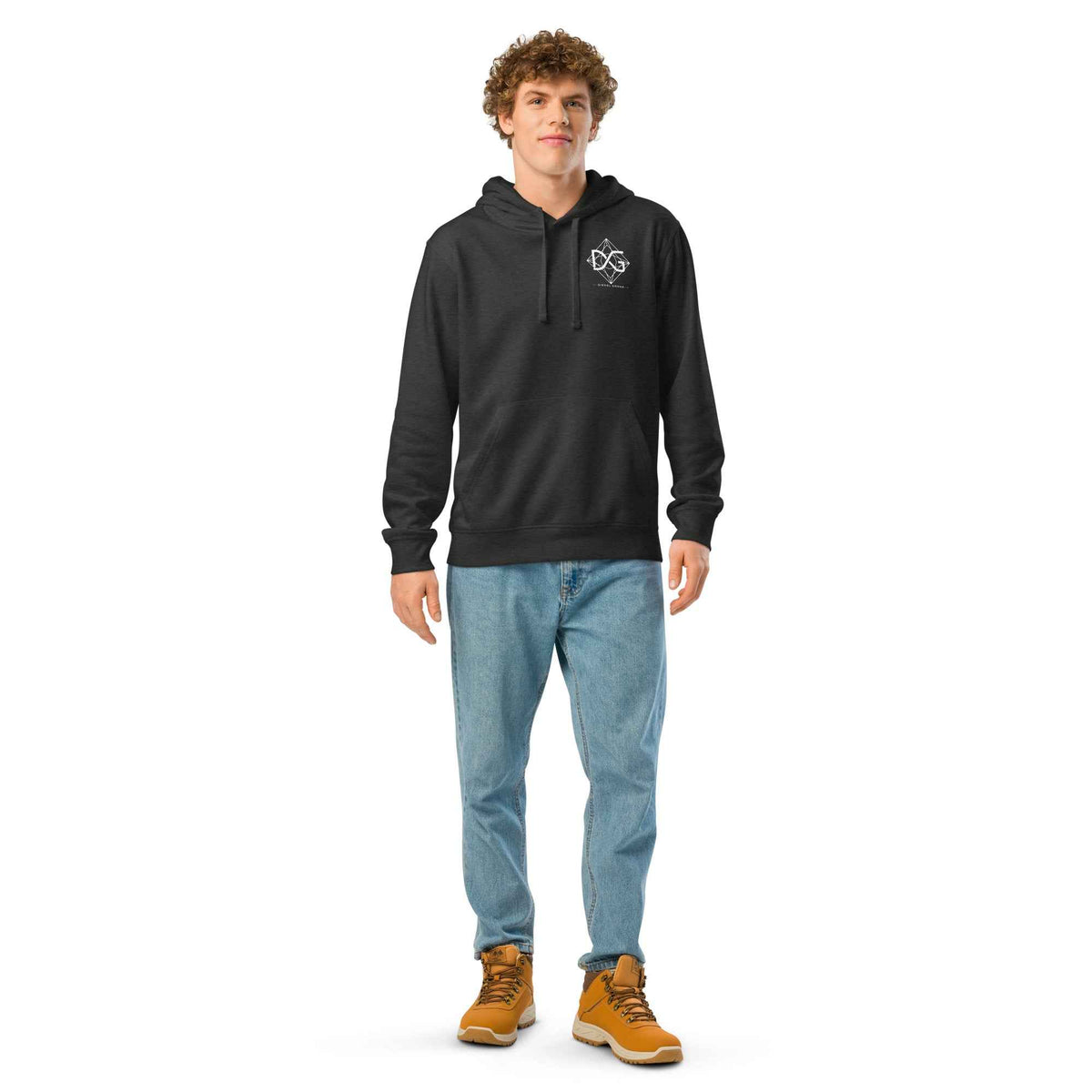 Unisex organic mid-weight hoodie