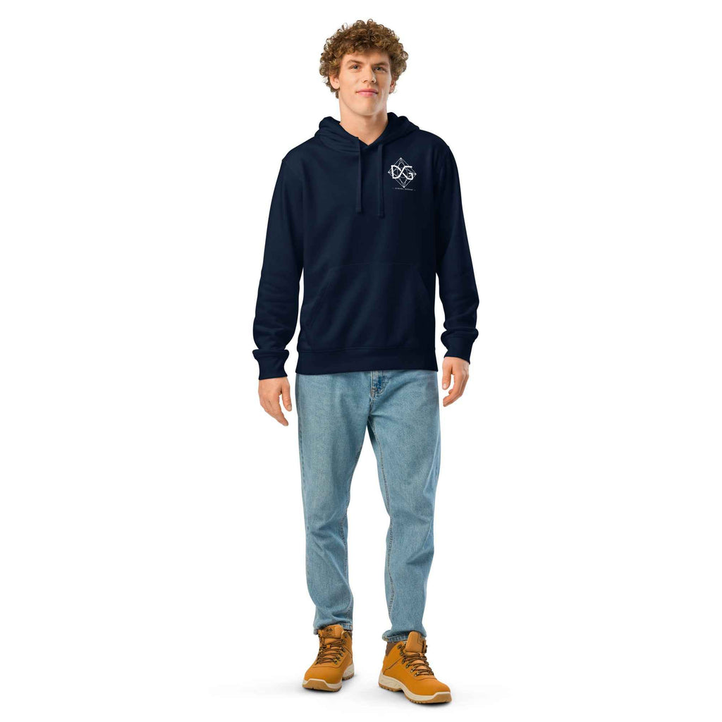Unisex organic mid-weight hoodie