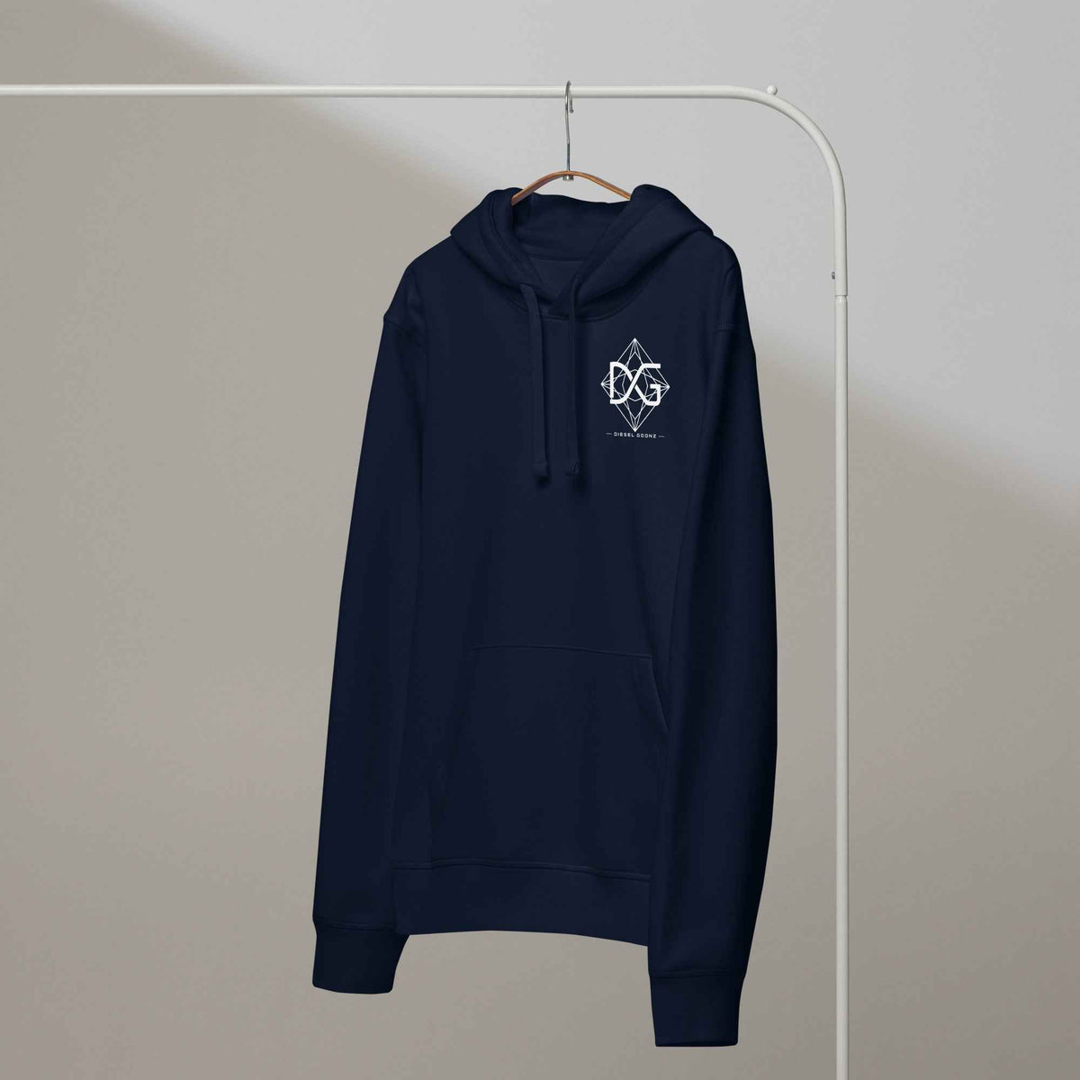 Unisex organic mid-weight hoodie