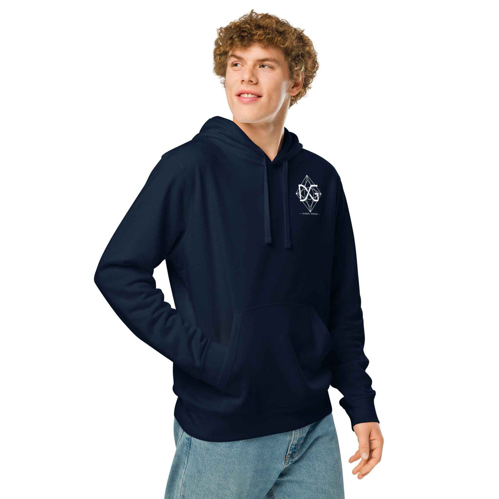 Unisex organic mid-weight hoodie